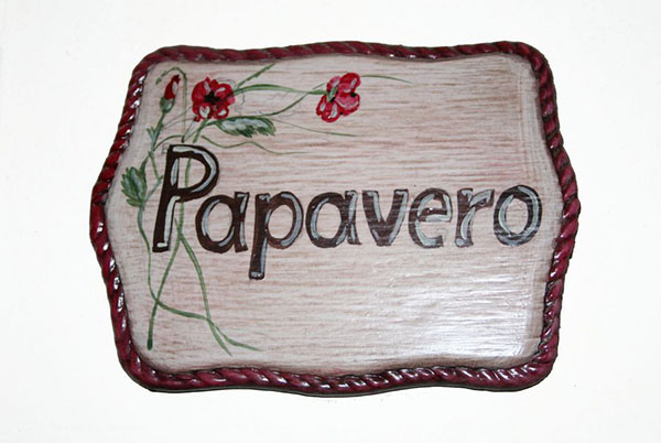 CAMERA PAPAVERO CAMERA PAPAVERO